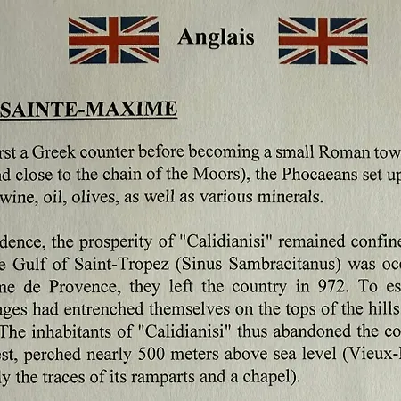 فندق مبيت وإفطار Bastide Du Levant - 50m - Rez De Jardin سانت ماكسيم