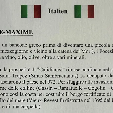 Bastide Du Levant - 50m - Rez De Jardin Bed & Breakfast 2*